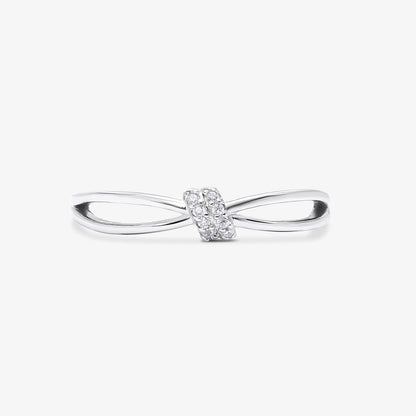 CZ Infinity Love Silver Ring - Tweov Jewels