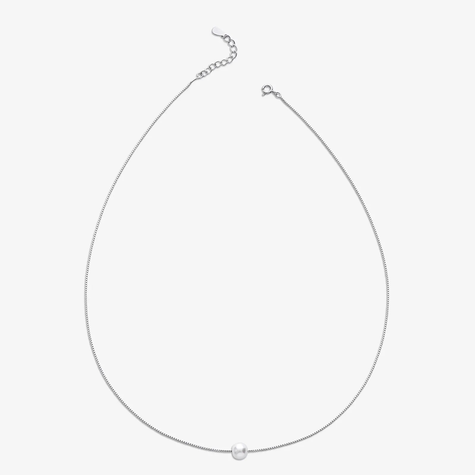 Solitaire Pearl Chain Pendant for Women - Tweov Jewels