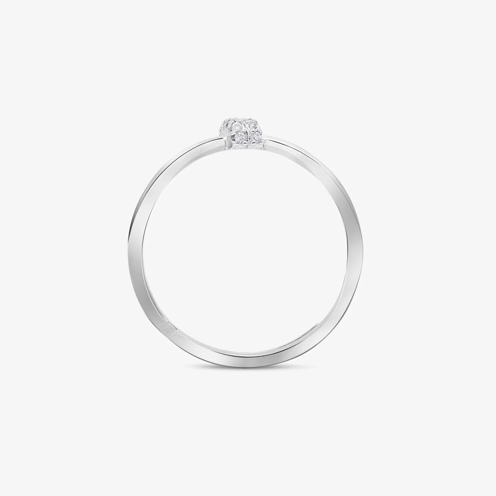CZ Infinity Love Silver Ring - Tweov Jewels