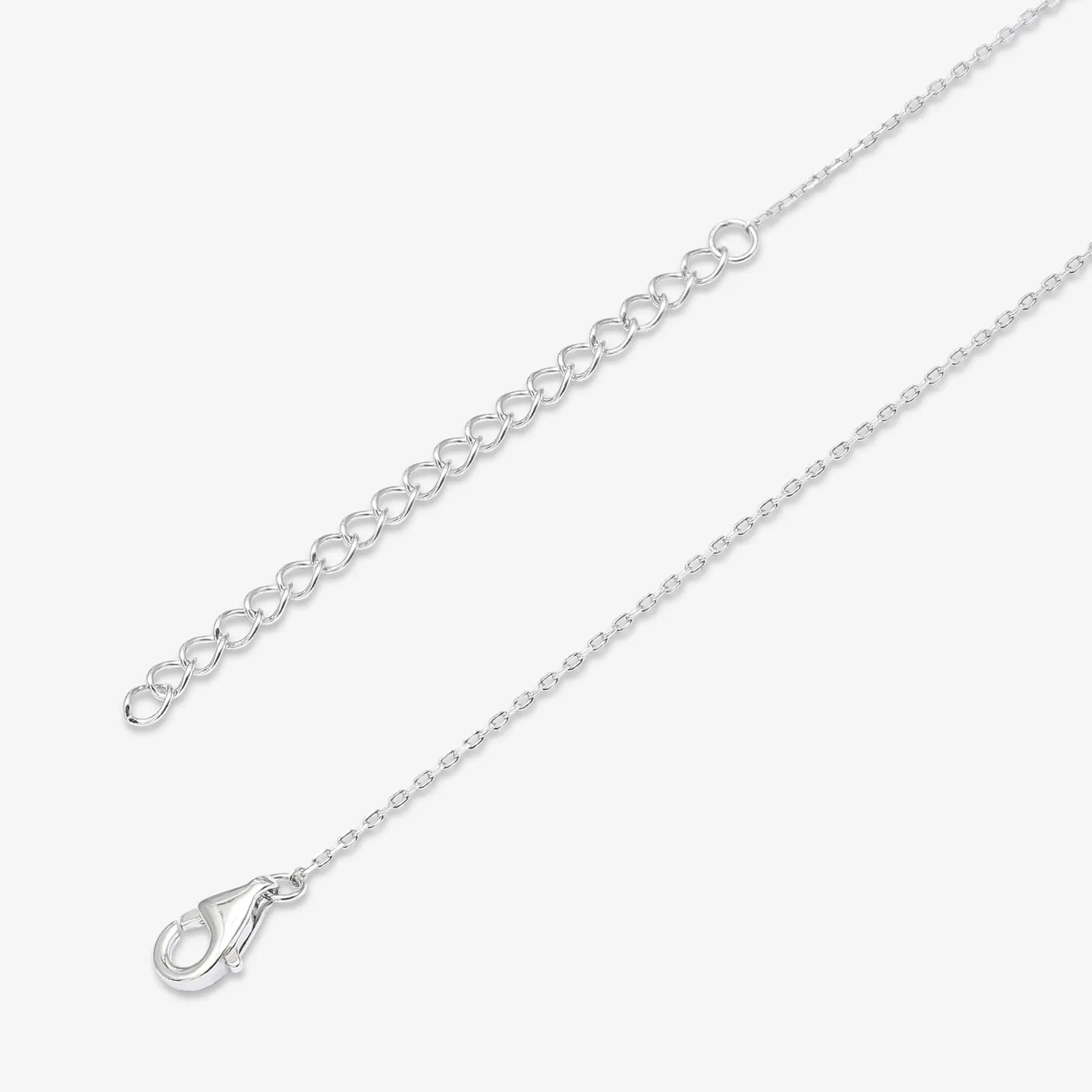 Solitaire Silver Tennis Necklace - Tweov Jewels