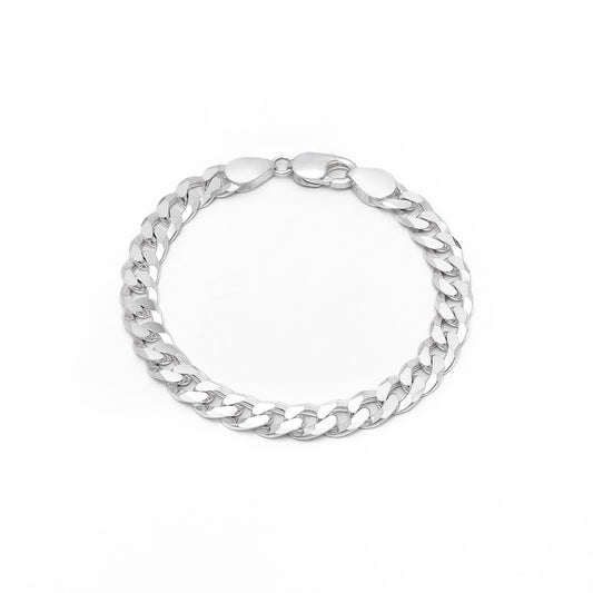 Silver Bracelet for men - Cuban Link Chain Bracelet - Tweov Jewels