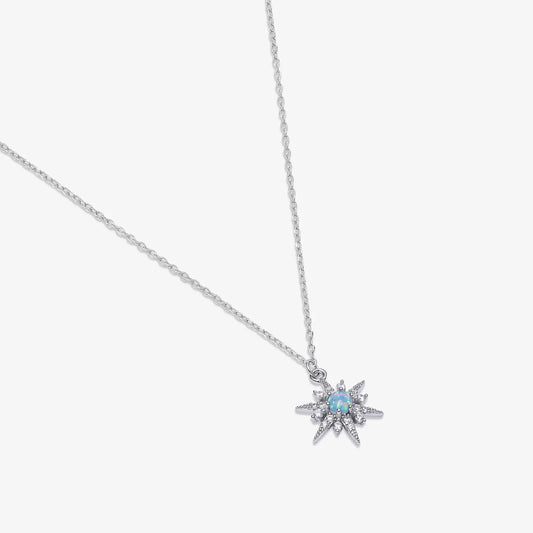 Star Design Silver Necklace - Tweov Jewels