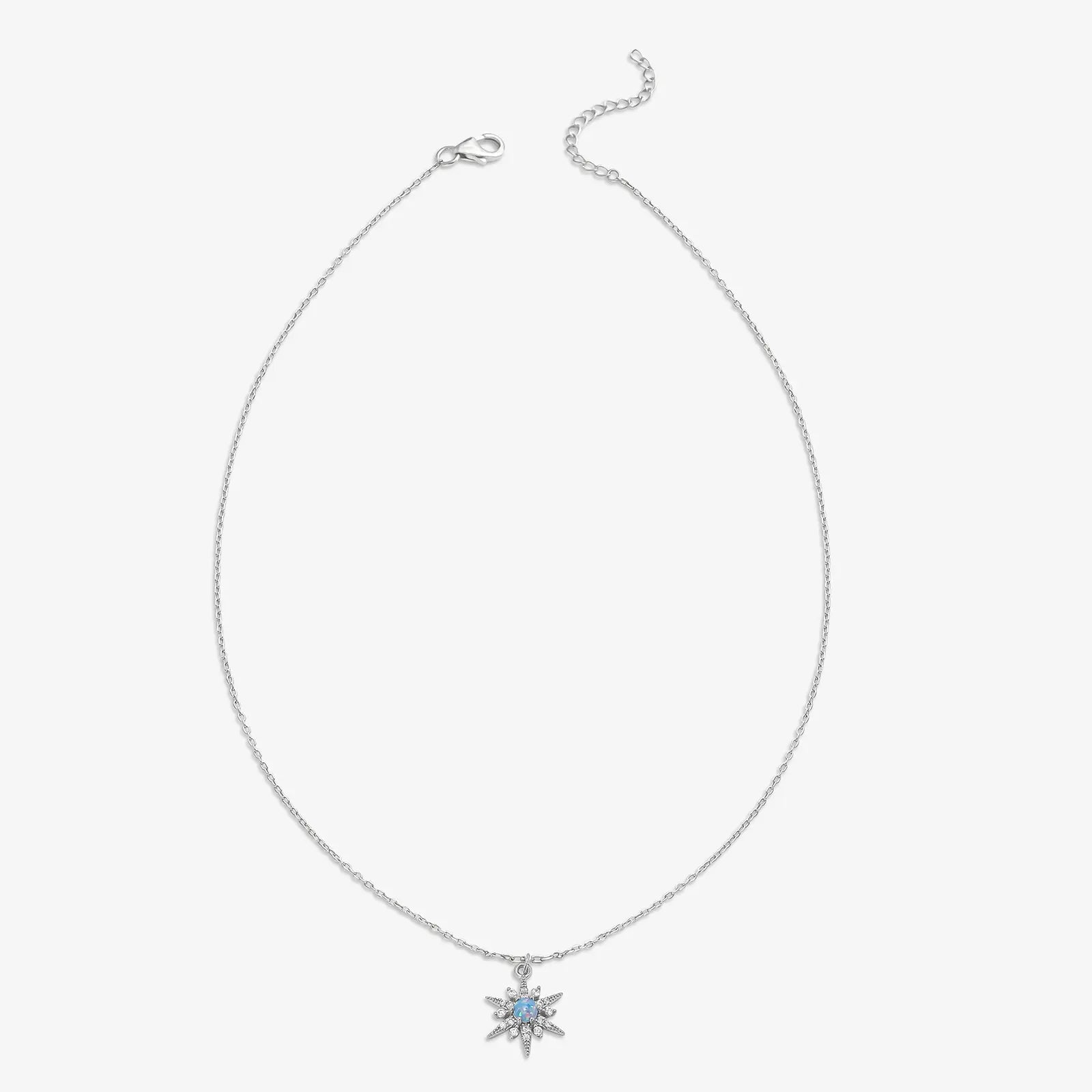 Star Design Silver Necklace - Tweov Jewels