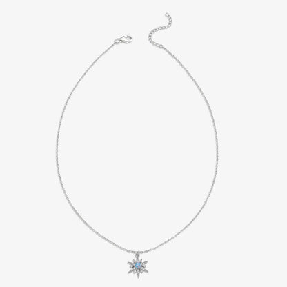 Star Design Silver Necklace - Tweov Jewels