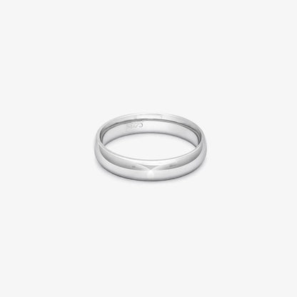 Silver Plain Band Ring