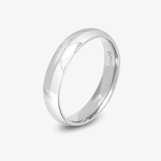 Silver Plain Band Ring