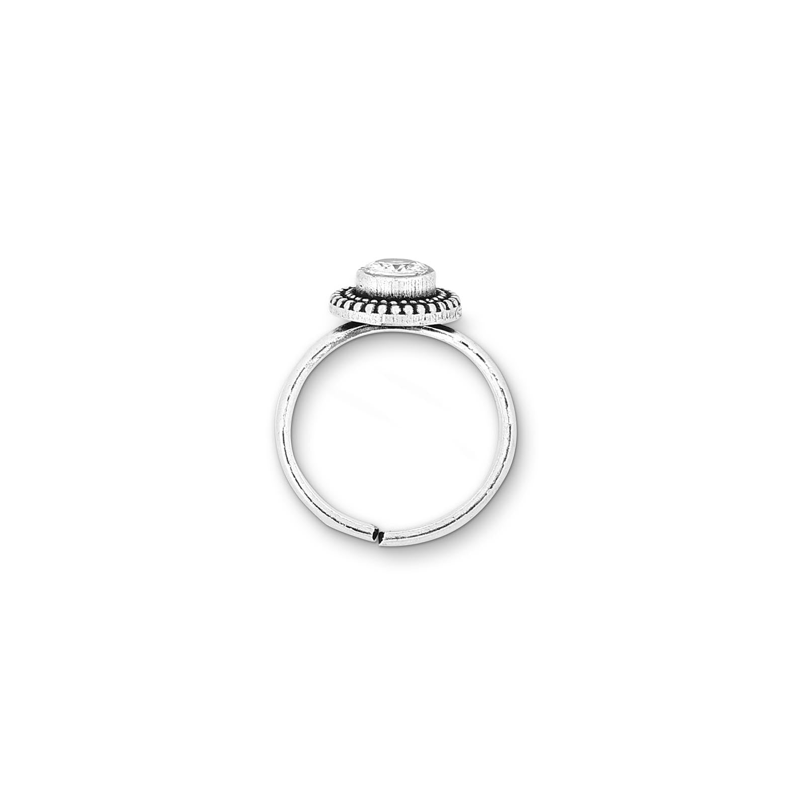Pure Silver Ring - Glorious Bloom of CZ Stones - Tweov Jewels
