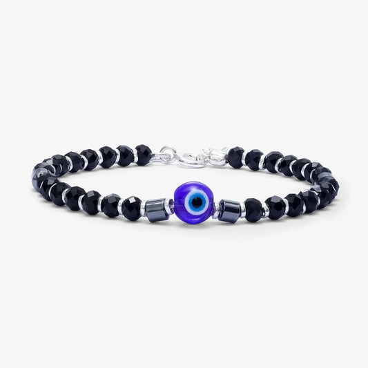 Evil Eye Silver Bracelet for Kids - Tweov Jewels