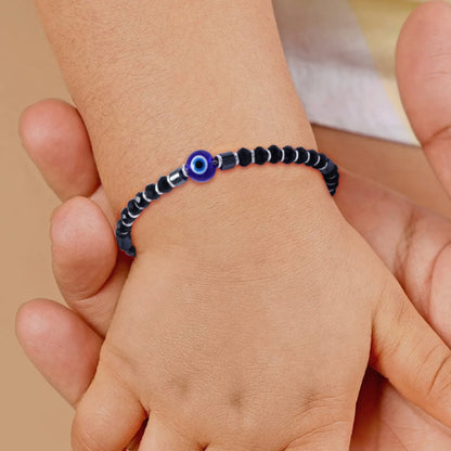 Evil Eye Silver Bracelet for Kids - Tweov Jewels