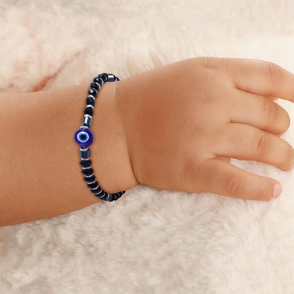 Evil Eye Silver Bracelet for Kids - Tweov Jewels
