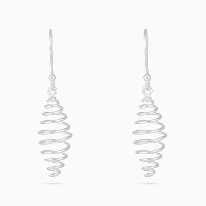 Pure Silver Earrings - Spring Like Danglers - Tweov Jewels