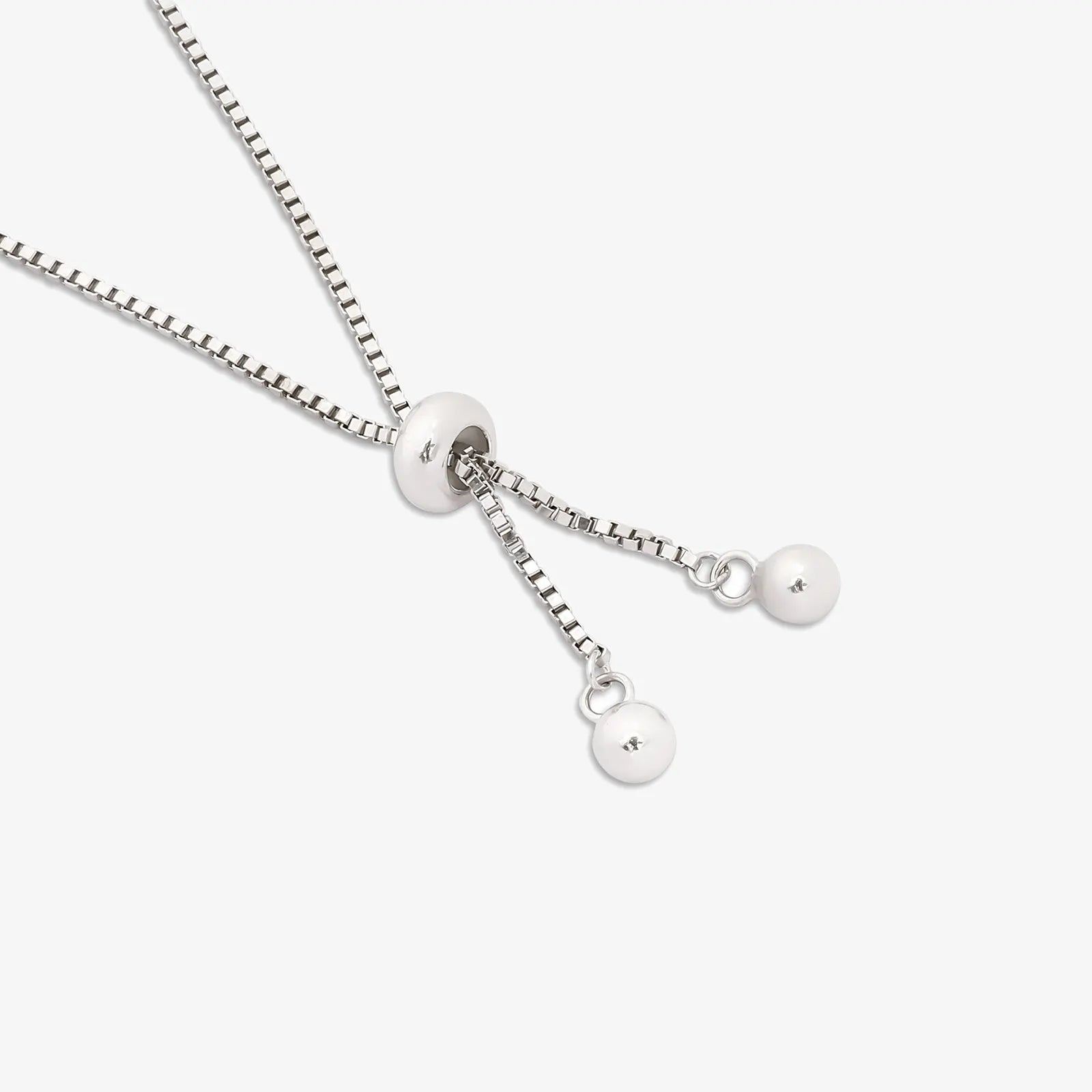 Floral Leaf Design Box Chain Silver Bracelet - Tweov Jewels