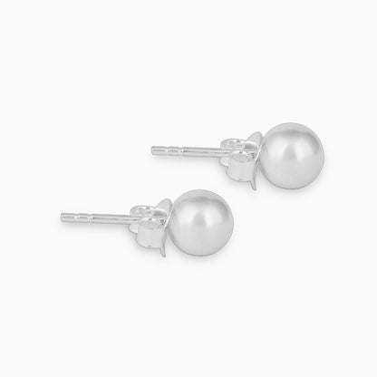 Pure Silver Studs - Dazzle With Mirror Finish - Tweov Jewels