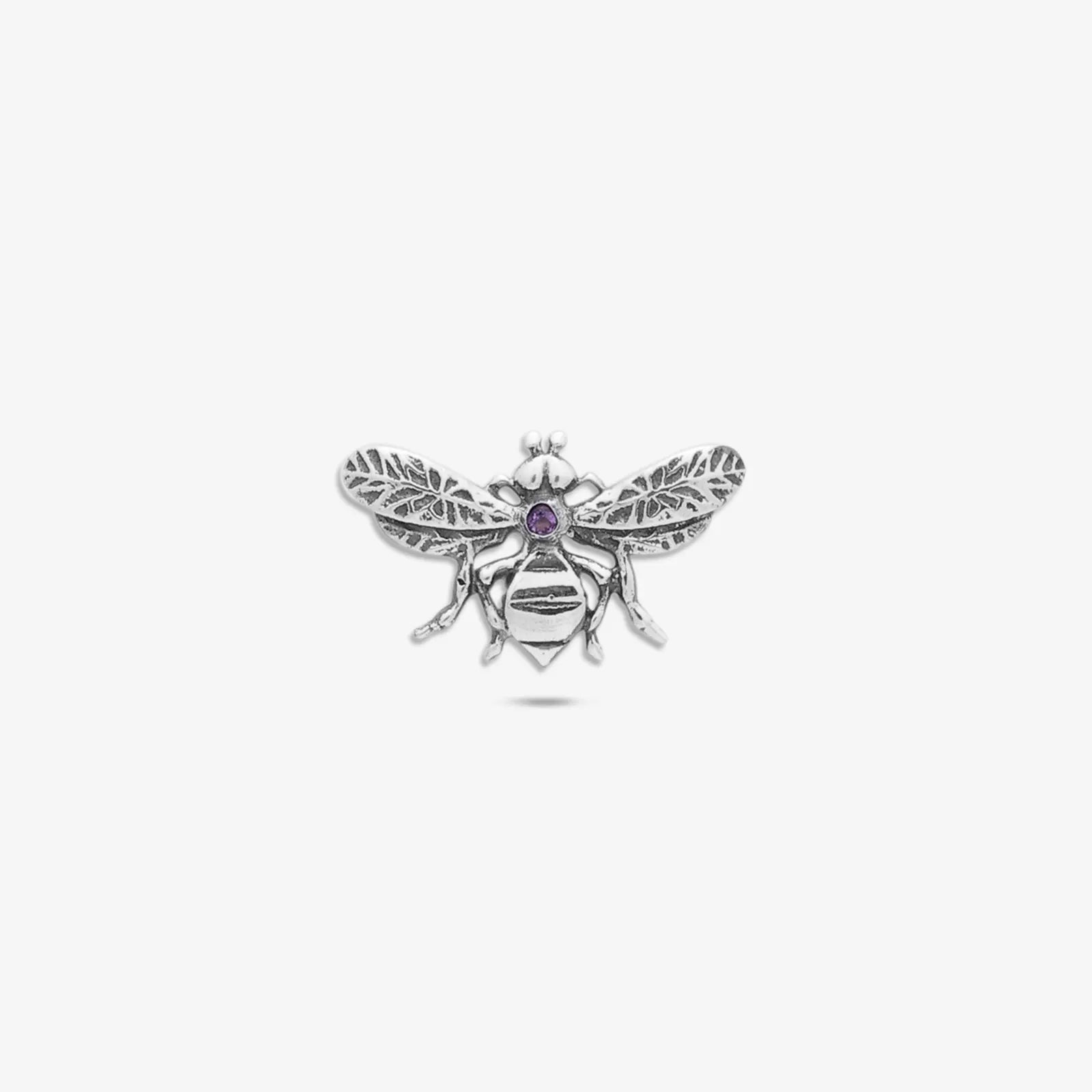 Bee Silver Stud Earrings - Tweov Jewels