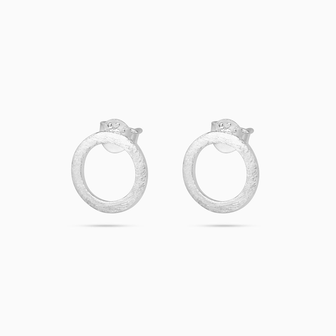 Pure Silver Earrings - Twin Band Model - Tweov Jewels