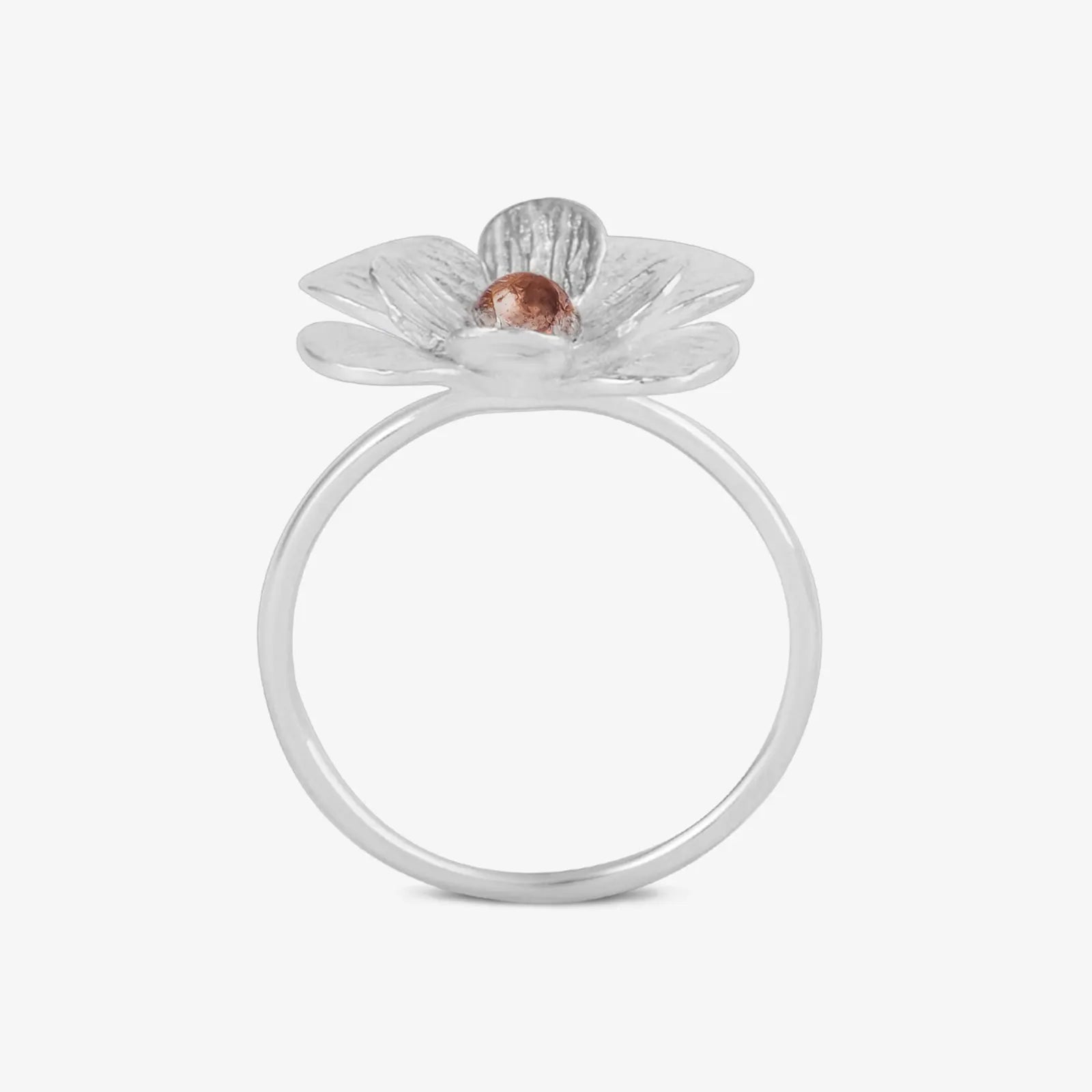 Elegant Silver Flower Ring - Tweov Jewels