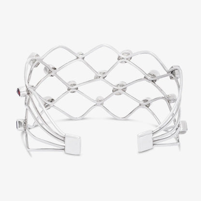 925 Sterling Silver Spiral Multicolor Gemstone Bracelet - Tweov Jewels
