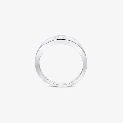 925 sterling silver white stone ring - Tweov Jewels