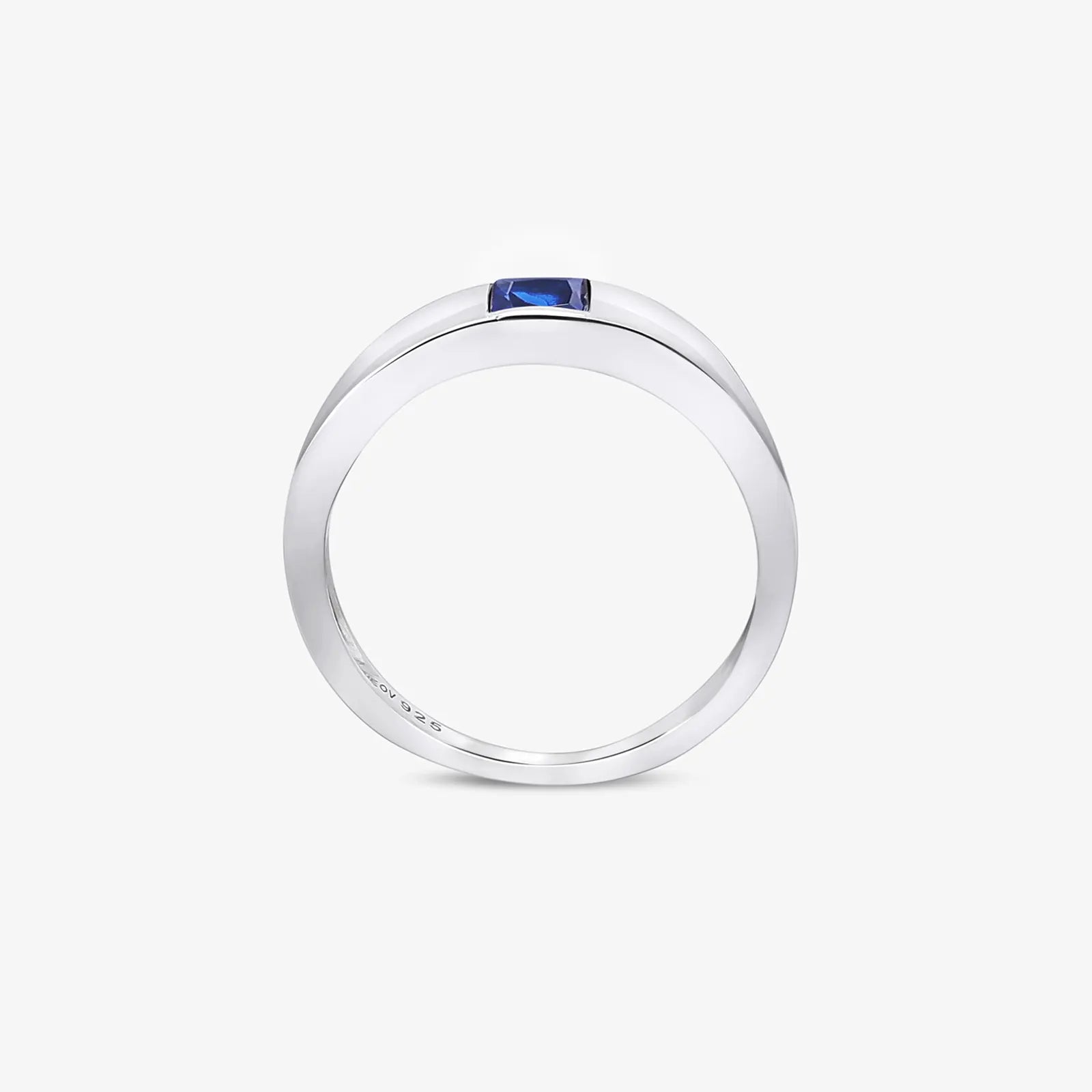 Silver Blue Stone Ring for Women - Tweov Jewels