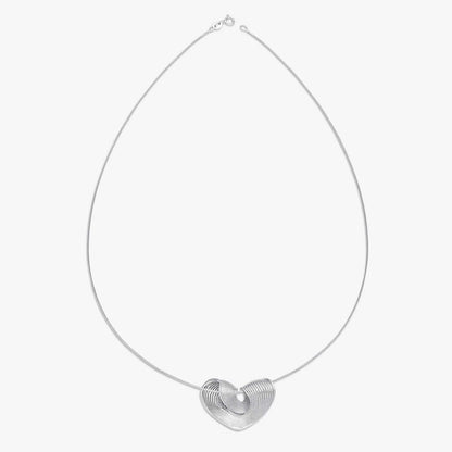 925 Sterling Silver Heart Pendant - Tweov Jewels