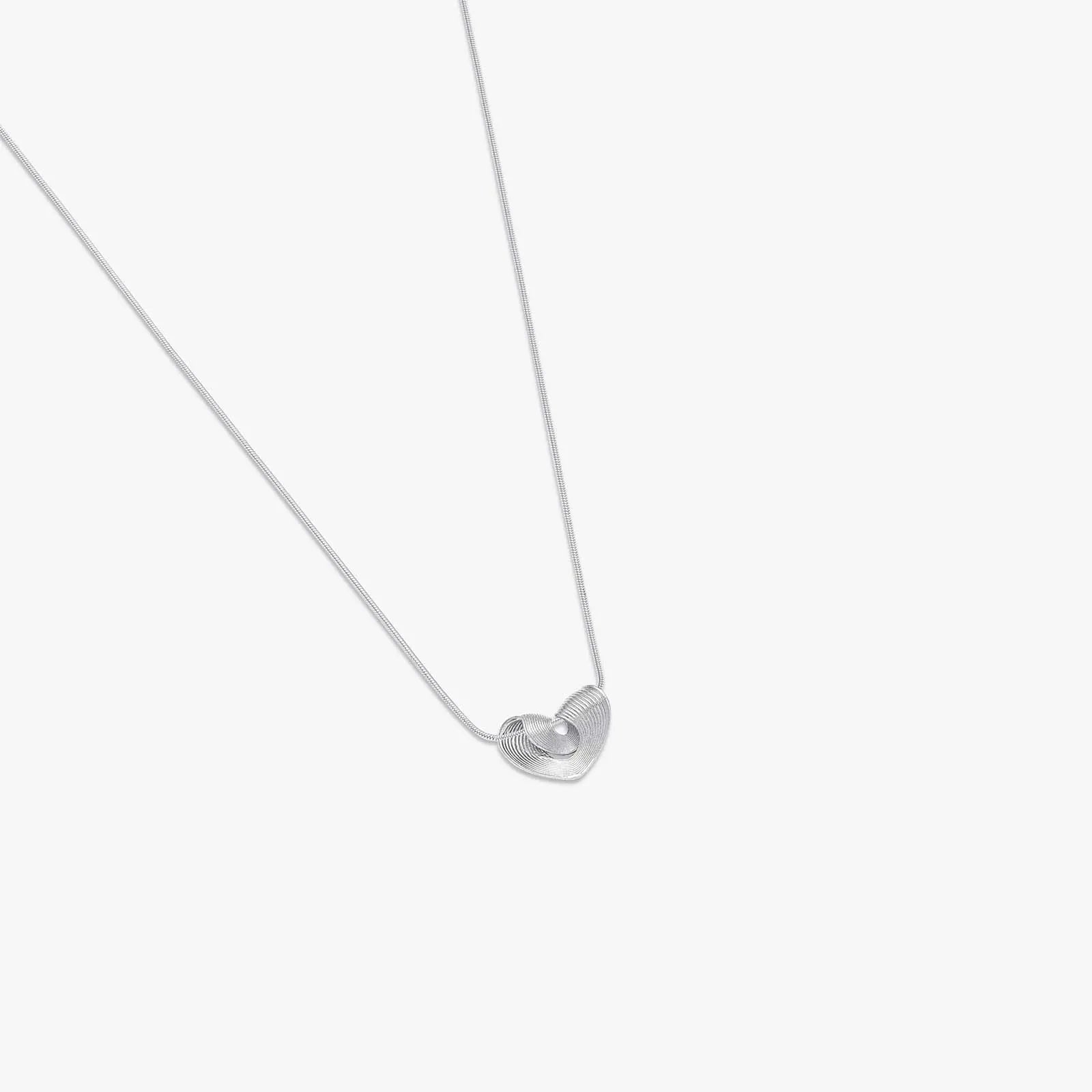 925 Sterling Silver Heart Pendant - Tweov Jewels