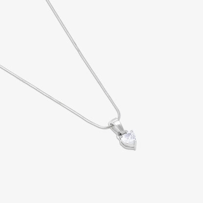 Solitaire Heart Pendant Chain for Women - Tweov Jewels