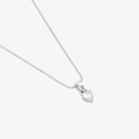 Solitaire Heart Pendant Chain for Women - Tweov Jewels