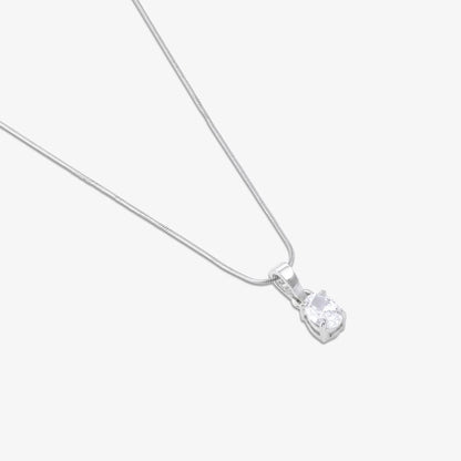CZ Drop Pendant Chain for Women