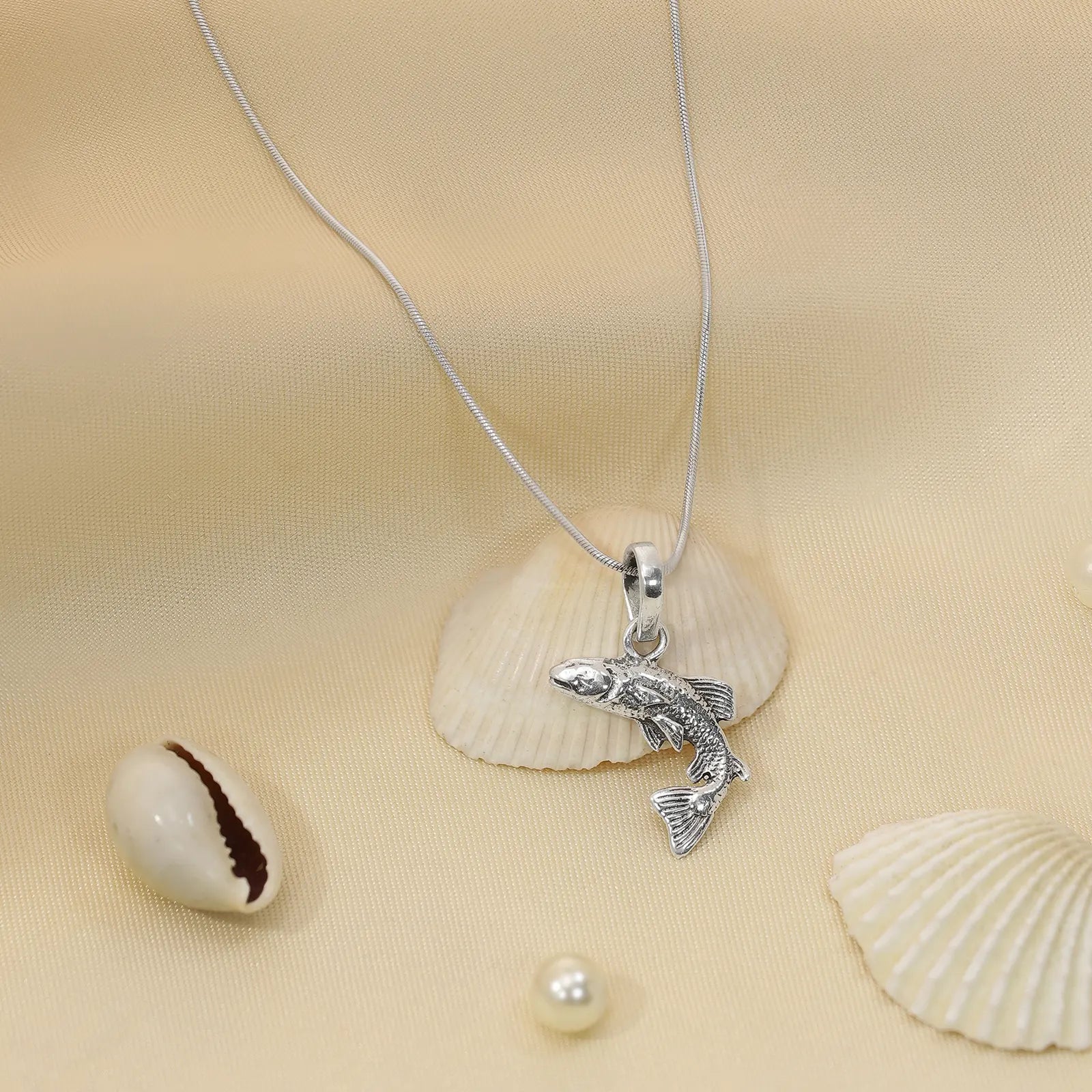 Pure Silver Pendant- Sterling With Dolphin Dollar - Tweov Jewels
