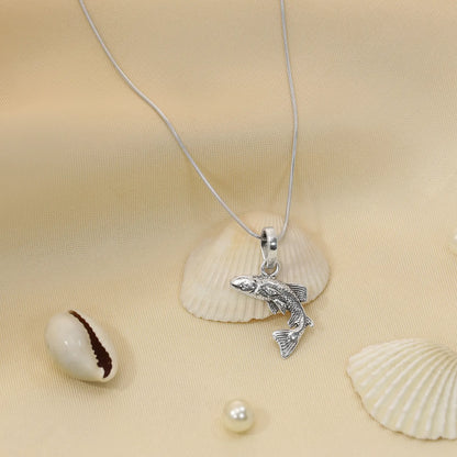 Pure Silver Pendant- Sterling With Dolphin Dollar - Tweov Jewels