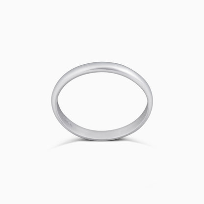 Pure 925 Silver Ring - Eternal Heartfelt Plain Model - Tweov Jewels
