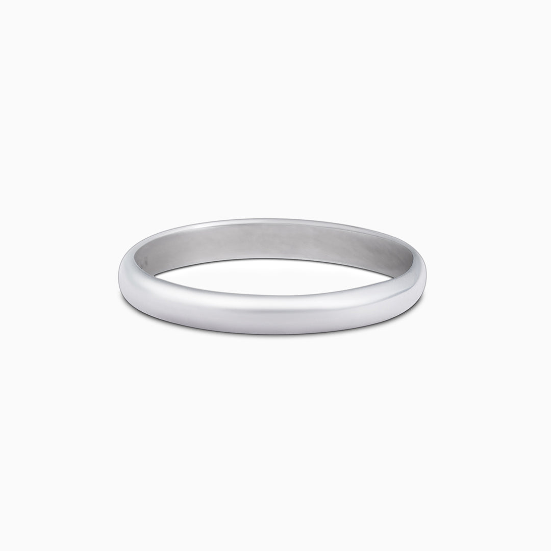 Pure 925 Silver Ring - Eternal Heartfelt Plain Model - Tweov Jewels