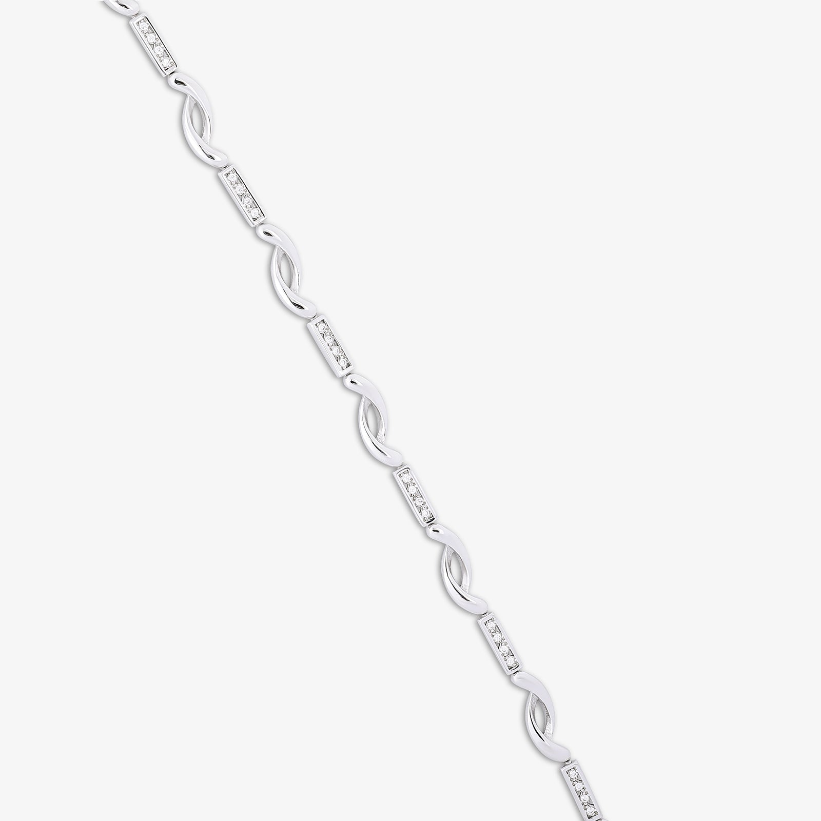 Handcrafted Silver Link Bracelet for Women - Tweov Jewels