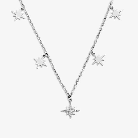 Starlight Necklace for Women – 925 Sterling Silver Rhodium Plated - Tweov Jewels