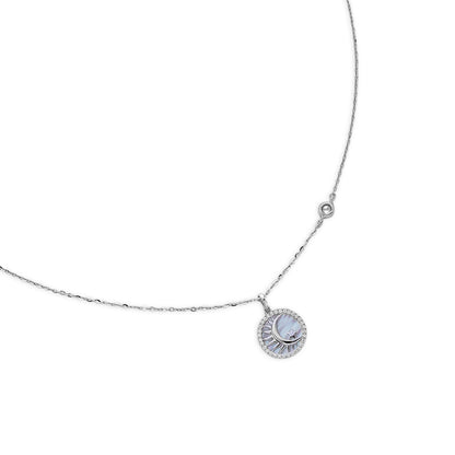 Celestial Moon & Star Pendant Necklace
