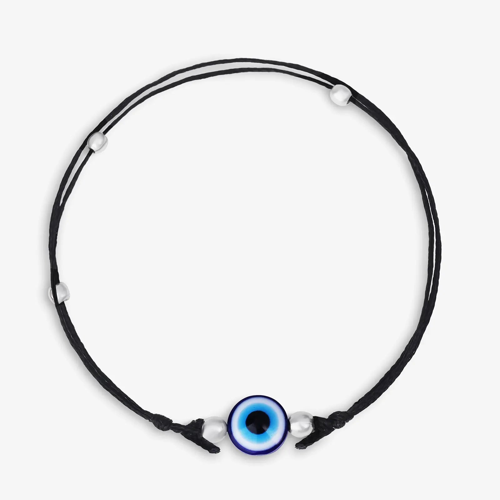 Evil Eye Black Thread Anklet - Tweov Jewels