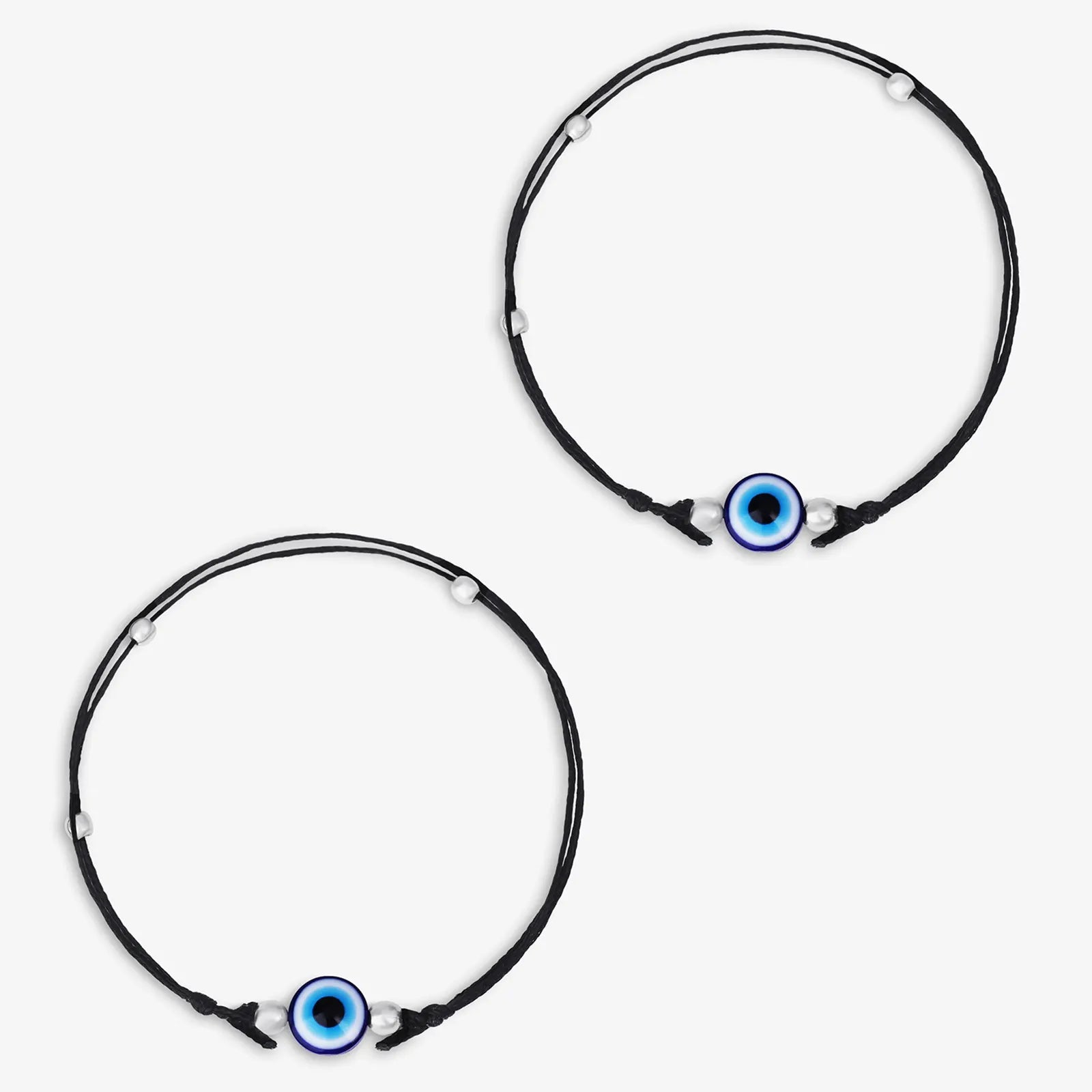 Evil Eye Black Thread Anklet - Tweov Jewels