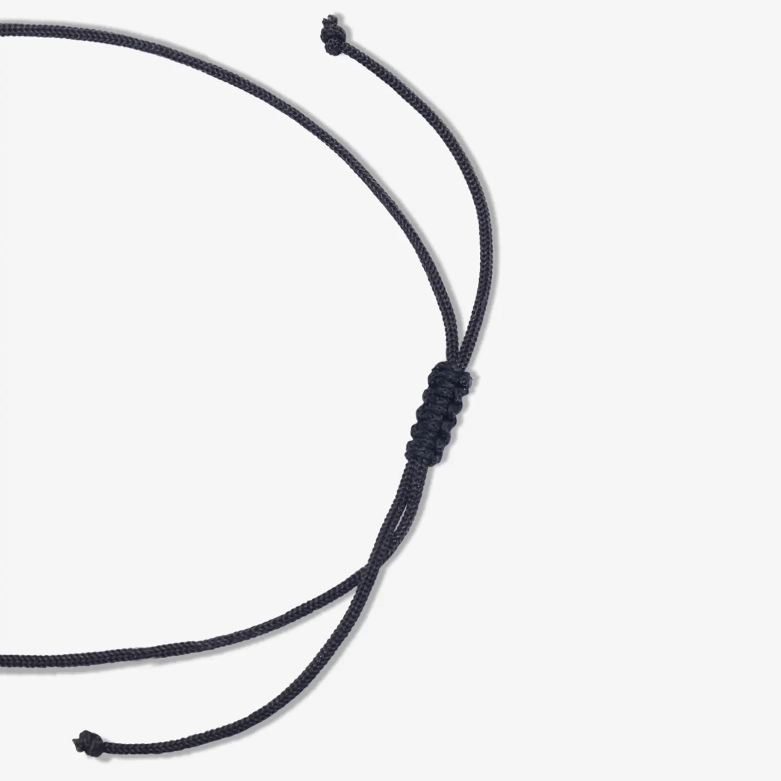 Silver Floral Black Thread Anklet - Tweov Jewels