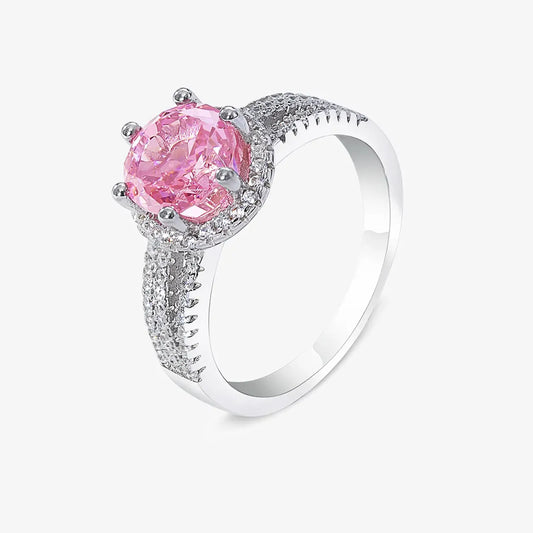 Pink Sapphire Silver Ring for Women - Tweov Jewels