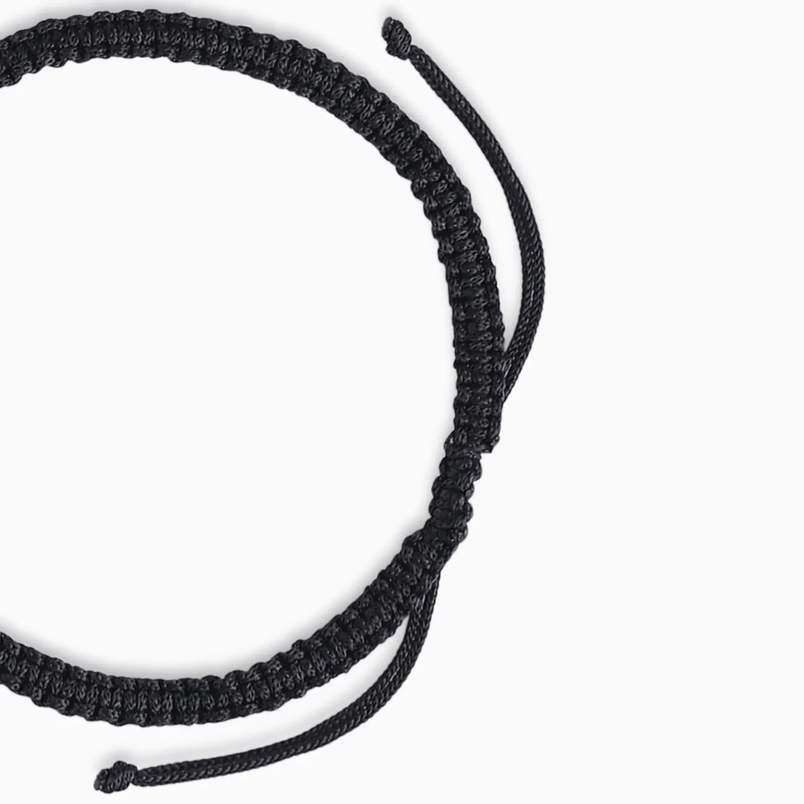 Tortoise Design Silver Black Thread Anklet - Tweov Jewels