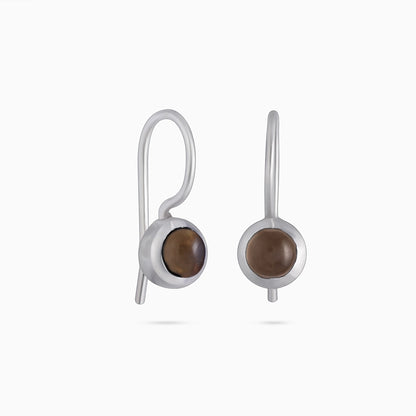 Pure Silver Earrings - Die-Cast Drop Hook Design - Tweov Jewels