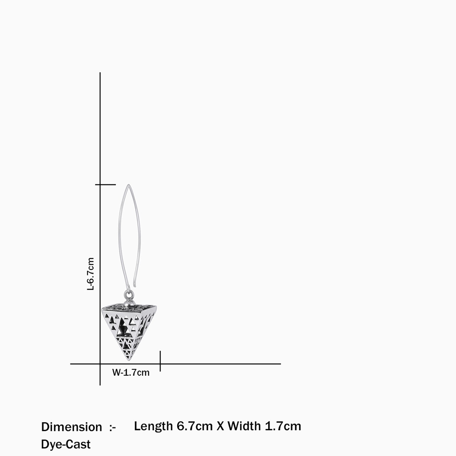 Triad Design Silver Dangle Earrings