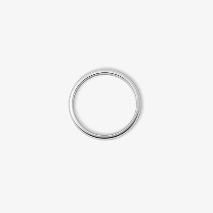 Silver Plain Band Ring