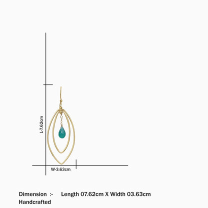 Pure Silver Earrings - Made With Vibrant Green Jade - Tweov Jewels