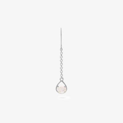 Moonstone Long Drop Earring Design - Tweov Jewels