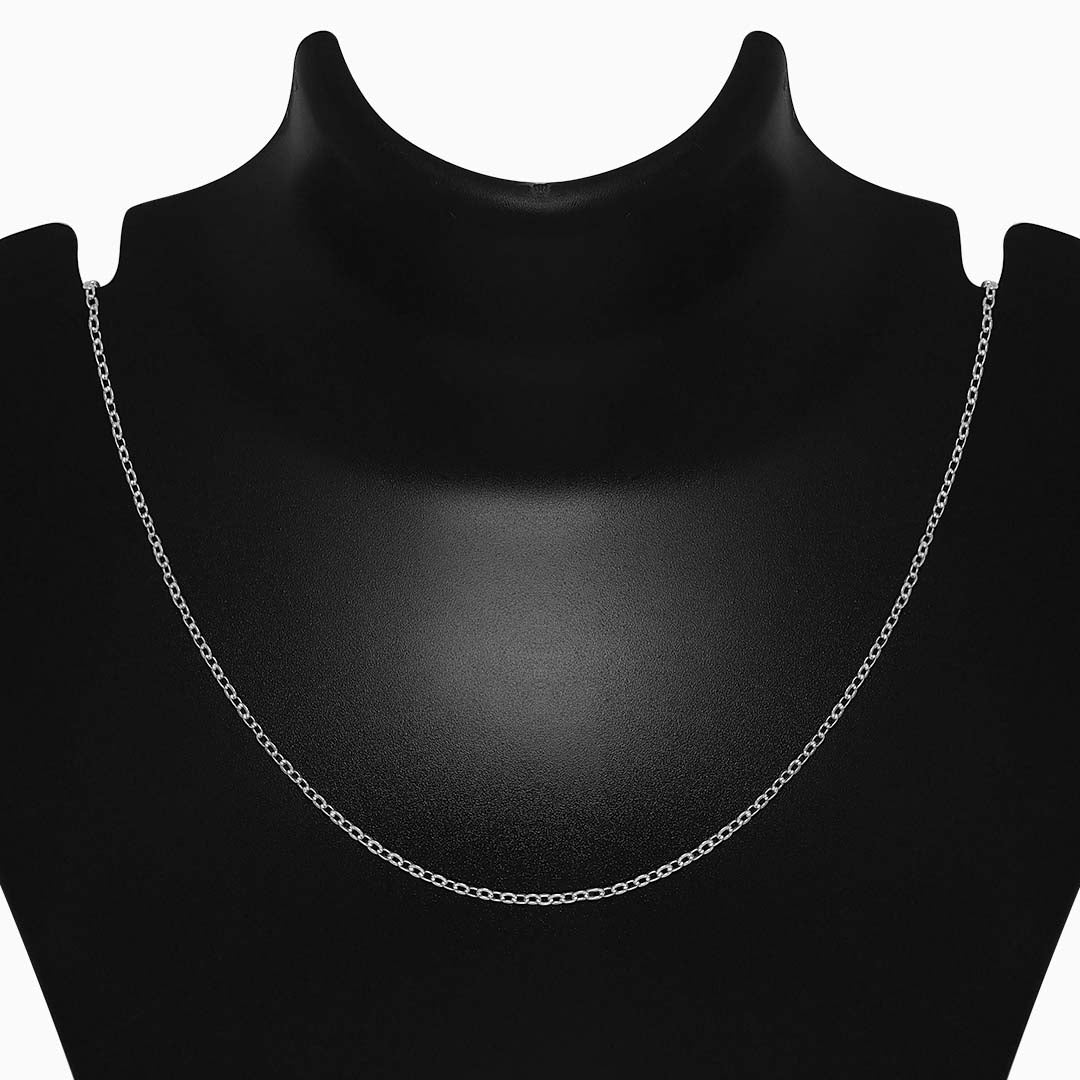 Pure 925 Silver Chain - Simplistic Sleek Model For Women - Tweov Jewels