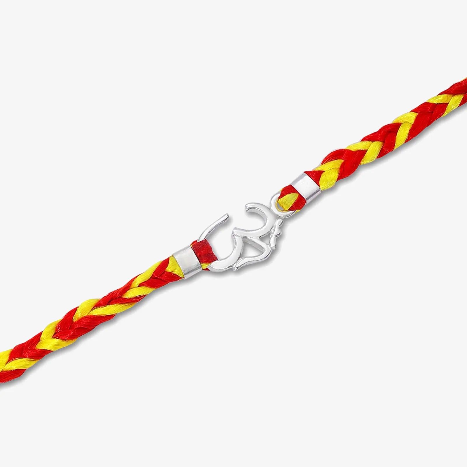 Pure Silver Rakhi - Feel The Peace With Om Pendant - Tweov Jewels