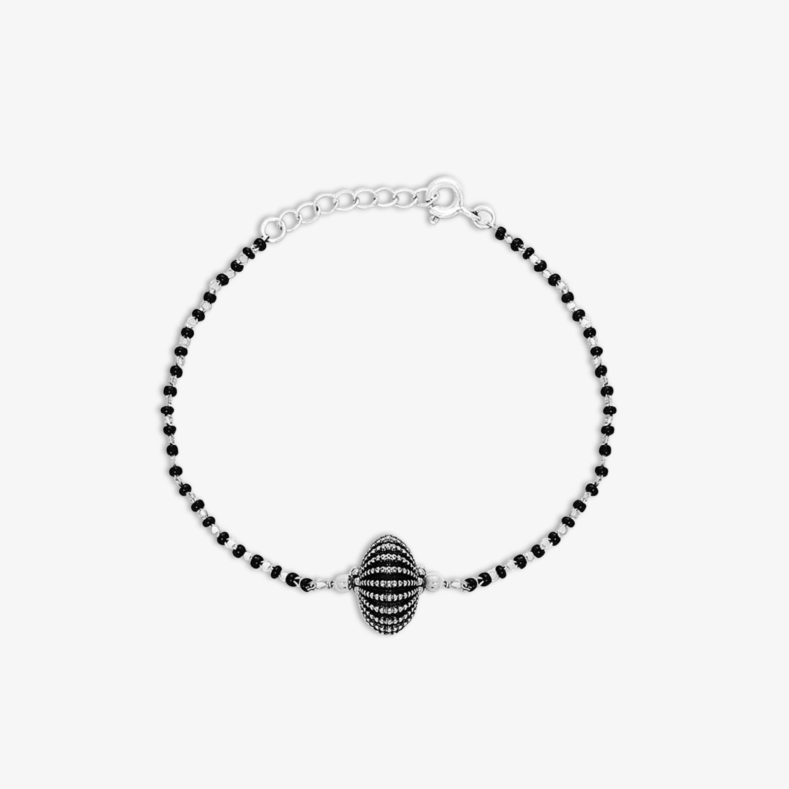 Oxidized Charm Bracelet for Women – 925 Sterling Silver Oxidized Finish - Tweov Jewels