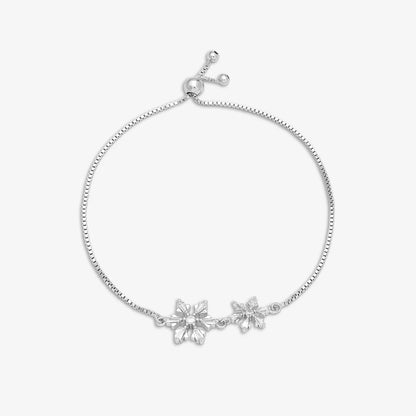 Snowflake Design Silver Bracelet - Tweov Jewels