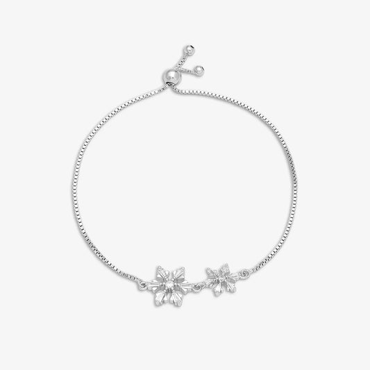 Snowflake Design Silver Bracelet - Tweov Jewels